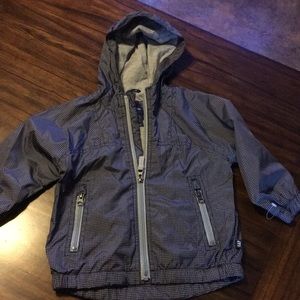 Baby Gap Sz 2 wind breaker/ rain jacket blue/gray